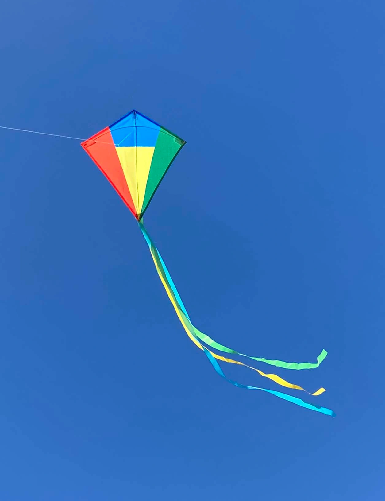 Small Diamond Kite – Red, Blue, Yellow & Green